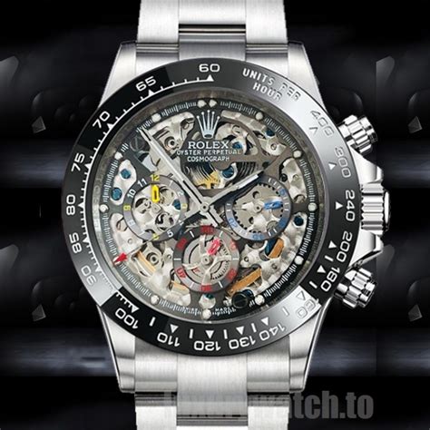 skeleton watch rolex|automatic mechanical skeleton watches.